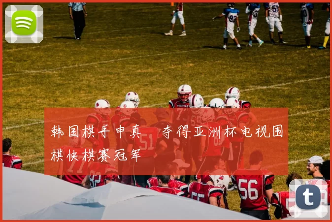 韩国棋手申真谞夺得亚洲杯电视围棋快棋赛冠军